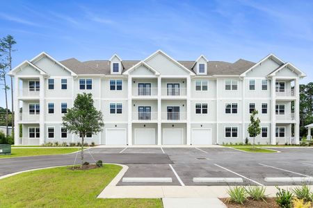 Front of apartment building