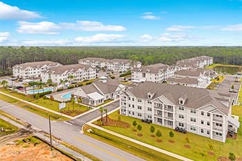 Aerial view of entire property